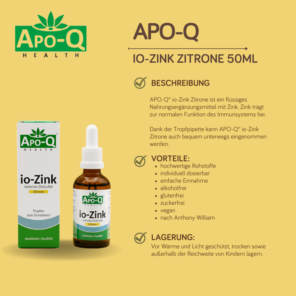 Bild von APO-Q io-Zink Zitrone 50ml